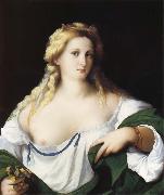 Portrait of a Young bride as Flora